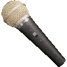 A microphone typically used in interviews